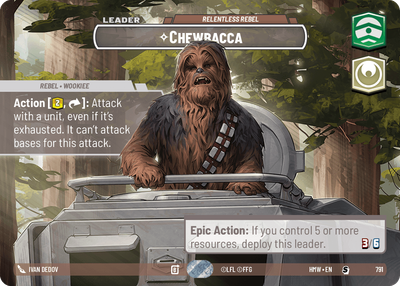 Chewbacca (Homeworlds) — Star Wars: Unlimited card