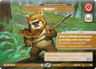 Wicket (Homeworlds) — Star Wars: Unlimited card