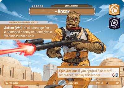 Bossk (Homeworlds) — Star Wars: Unlimited card
