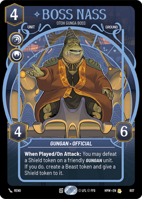 Boss Nass (Homeworlds) — Star Wars: Unlimited card