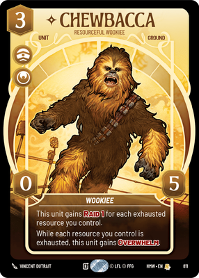 Chewbacca (Homeworlds) — Star Wars: Unlimited card