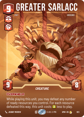 Greater Sarlacc (Homeworlds) — Star Wars: Unlimited card
