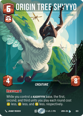 Origin Tree Shyyyo (Homeworlds) — Star Wars: Unlimited card