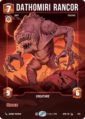 Dathomiri Rancor (Homeworlds) — Star Wars: Unlimited card