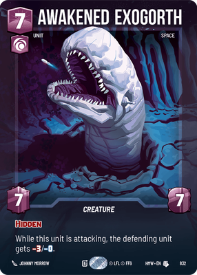 Awakened Exogorth (Homeworlds) — Star Wars: Unlimited card