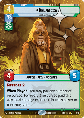 Kelnacca, Solitary Master · Homeworlds · Hyperspace Foil · #546