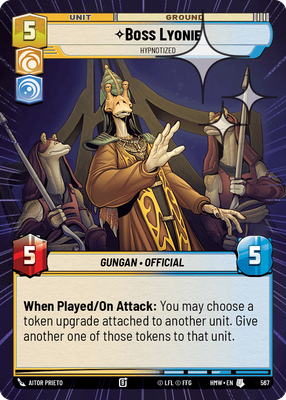 Boss Lyonie (Homeworlds) — Star Wars: Unlimited card