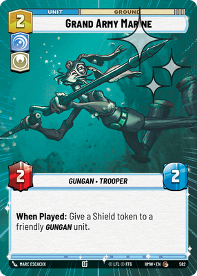 Grand Army Marine (Homeworlds) — Star Wars: Unlimited card