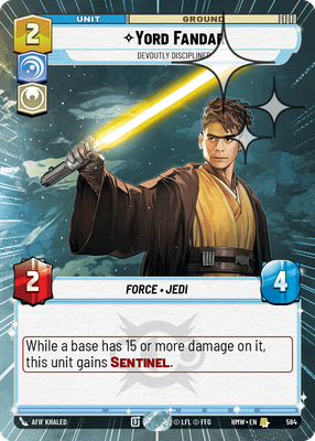 Yord Fandar (Homeworlds) — Star Wars: Unlimited card