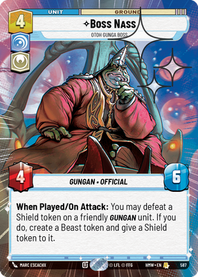 Boss Nass (Homeworlds) — Star Wars: Unlimited card