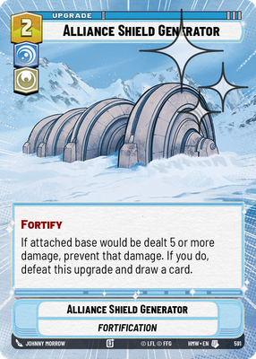 Alliance Shield Generator (Homeworlds) — Star Wars: Unlimited card