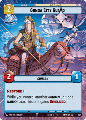 Gunga City Guard (Homeworlds) — Star Wars: Unlimited card