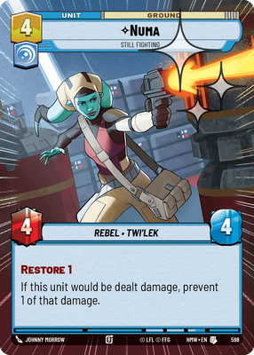 Numa (Homeworlds) — Star Wars: Unlimited card