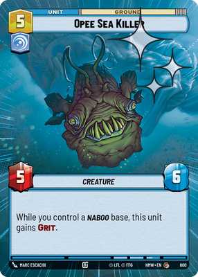 Opee Sea Killer (Homeworlds) — Star Wars: Unlimited card