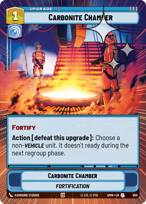 Carbonite Chamber (Homeworlds) — Star Wars: Unlimited card