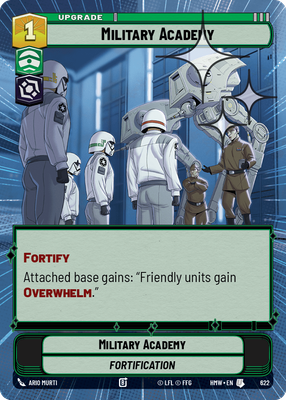 Military Academy (Homeworlds) — Star Wars: Unlimited card