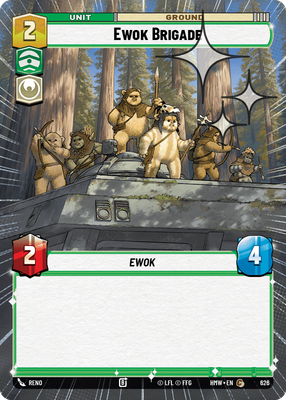 Ewok Brigade (Homeworlds) — Star Wars: Unlimited card