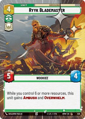 Ryyk Blademaster (Homeworlds) — Star Wars: Unlimited card