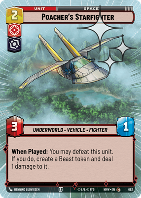 Poacher's Starfighter HMW 663