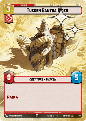 Tusken Bantha Rider HMW 691