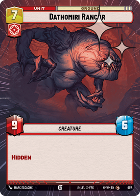 Dathomiri Rancor HMW 697