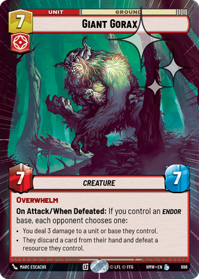 Giant Gorax · Homeworlds · Hyperspace Foil · #698