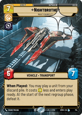 Nightbrother (Homeworlds) — Star Wars: Unlimited card