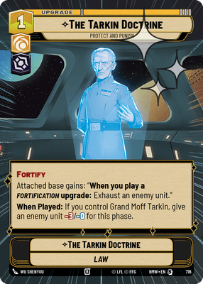 The Tarkin Doctrine (Homeworlds) — Star Wars: Unlimited card