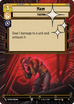 Maim (Homeworlds) — Star Wars: Unlimited card