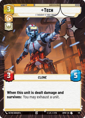 Tech (Homeworlds) — Star Wars: Unlimited card