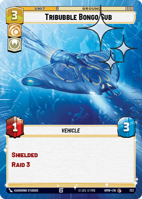 Tribubble Bongo Sub (Homeworlds) — Star Wars: Unlimited card