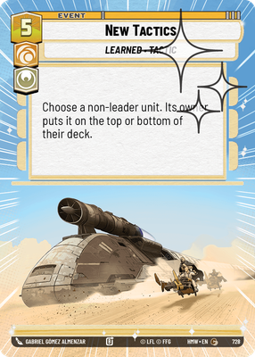 New Tactics HMW 728