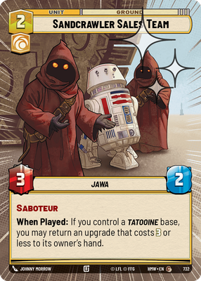 Sandcrawler Sales Team (Homeworlds) — Star Wars: Unlimited card
