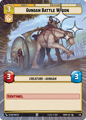 Gungan Battle Wagon (Homeworlds) — Star Wars: Unlimited card