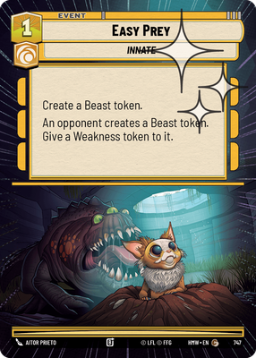 Easy Prey · Homeworlds · Hyperspace Foil · #747