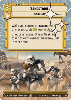 Sandstorm · Homeworlds · Hyperspace Foil · #750