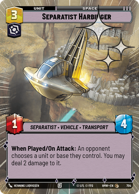 Separatist Harbinger HMW 754
