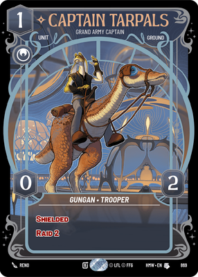 Captain Tarpals (Homeworlds) — Star Wars: Unlimited card