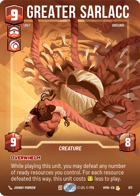 Greater Sarlacc (Homeworlds) — Star Wars: Unlimited card
