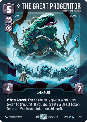 The Great Progenitor (Homeworlds) — Star Wars: Unlimited card
