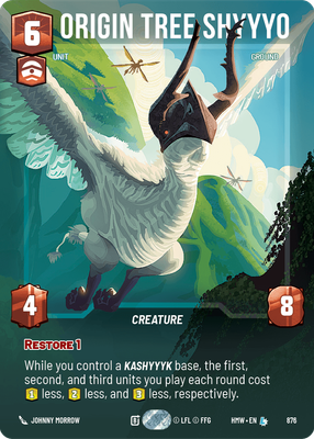 Origin Tree Shyyyo (Homeworlds) — Star Wars: Unlimited card