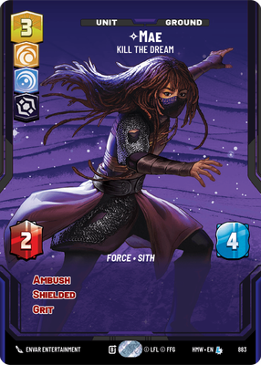 Mae (Homeworlds) — Star Wars: Unlimited card