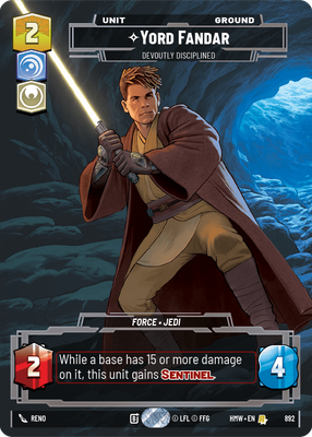 Yord Fandar (Homeworlds) — Star Wars: Unlimited card