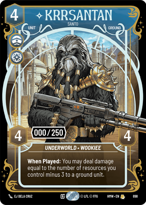 Krrsantan (Homeworlds) — Star Wars: Unlimited card