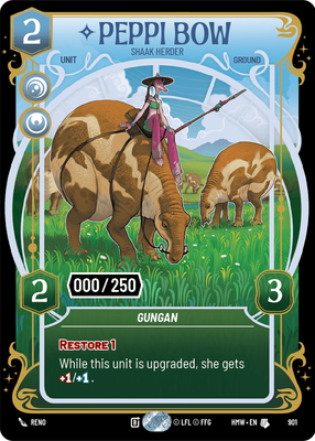 Peppi Bow (Homeworlds) — Star Wars: Unlimited card