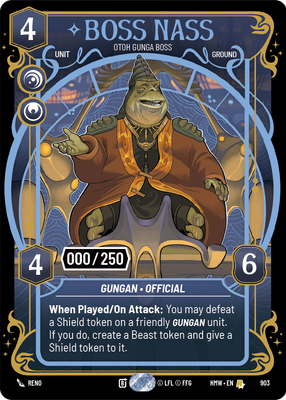 Boss Nass (Homeworlds) — Star Wars: Unlimited card
