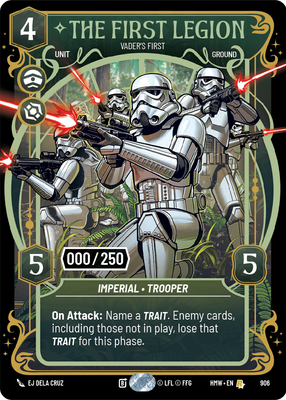 The First Legion (Homeworlds) — Star Wars: Unlimited card