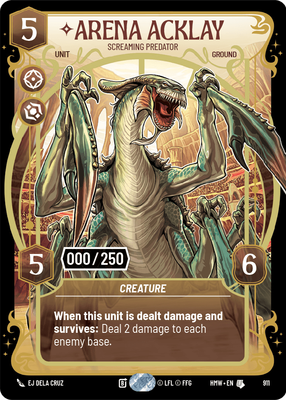 Arena Acklay (Homeworlds) — Star Wars: Unlimited card