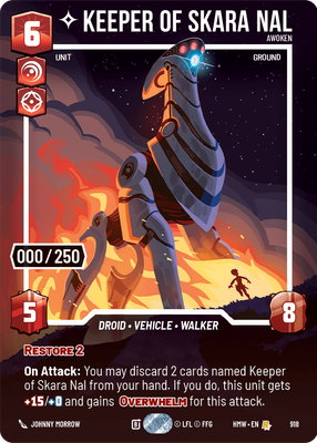 Keeper of Skara Nal (Homeworlds) — Star Wars: Unlimited card