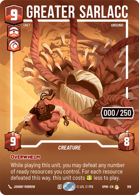 Greater Sarlacc (Homeworlds) — Star Wars: Unlimited card
